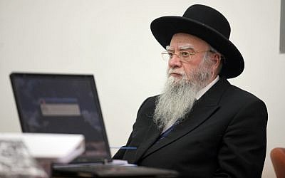 Former Chief Rabbi Eliyahu Bakshi-Doron, May, 2010. (Yossi Zamir/Flash90)