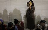 Orthodox women praying (illustrative photo: Mariam Alster/Flash90)