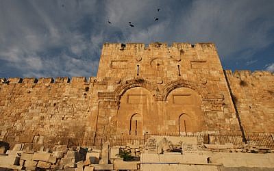 Jerusalem's Golden Gate, which abuts the Temple Mount. (photo credit: Keren Freeman/Flash90)