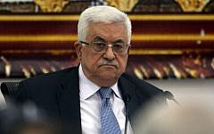 Palestinian Authority President Mahmoud Abbas (photo credit: Issam Rimawi/Flash90)