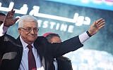 Palestinian Authority President Mahmoud Abbas (photo credit: Issam Rimawi/Flash90)
