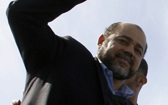 Moussa Abu Marzouq upon arrival in Gaza, December 7 (photo credit: Abed Rahim Khatib/Flash90) Moussa Abu Marzouq upon arrival in Gaza, December 7 (photo credit: Abed Rahim Khatib/Flash90)