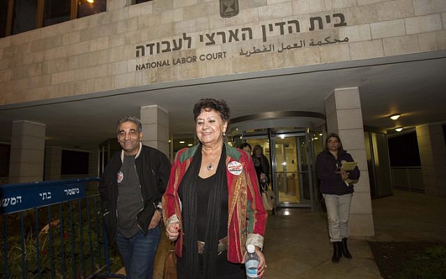 Nurses Union chairwoman Ilana Cohen leaves the National Labor Court in Jerusalem on Thursday, December 13, 2012. (photo credit: Yonatan Sindel/Flash90) Nurses Union chairwoman Ilana Cohen leaves the National Labor Court in Jerusalem on Thursday, December 13, 2012. (photo credit: Yonatan Sindel/Flash90)