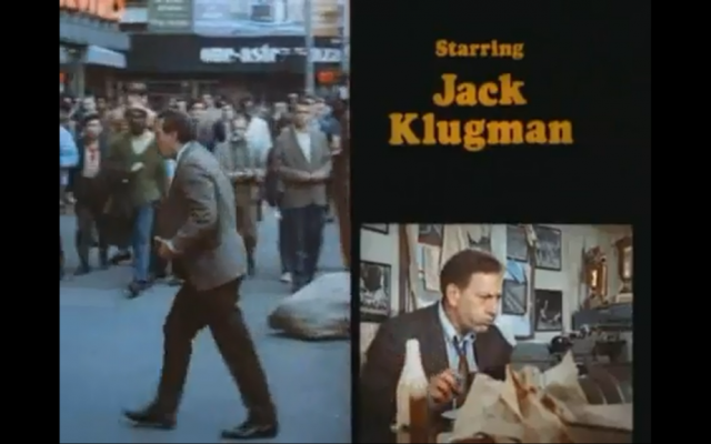 Klugman starred on TV's "The Odd Couple" from 1970 to 1975. (YouTube screenshot)