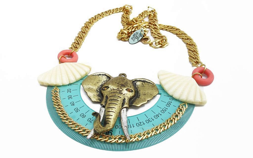 An elephant-inspired breastplate (Courtesy My Lilla) An elephant-inspired breastplate (Courtesy My Lilla)