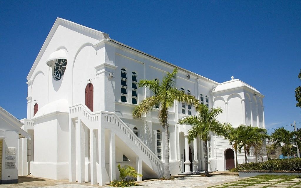 Congregation Kahal Kadosh Shaare Shalom is Jamaica's only remaining synagogue. (Courtesy of Congregation Kahal Kadosh Shaare Shalom via JTA) Congregation Kahal Kadosh Shaare Shalom is Jamaica's only remaining synagogue. (Courtesy of Congregation Kahal Kadosh Shaare Shalom via JTA)