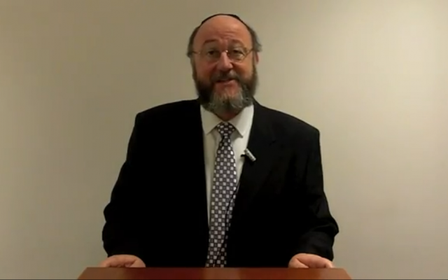 UK Chief Rabbi Ephraim Mirvis (YouTube screenshot)