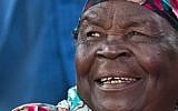 Sarah Onyango Obama, President Obama's step-grandmother (photo credit: AP)