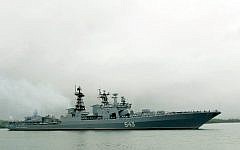 Illustrative photo: The Russian Federation Navy Udaloy class destroyer Marshal Shaposhnikov (US Navy)