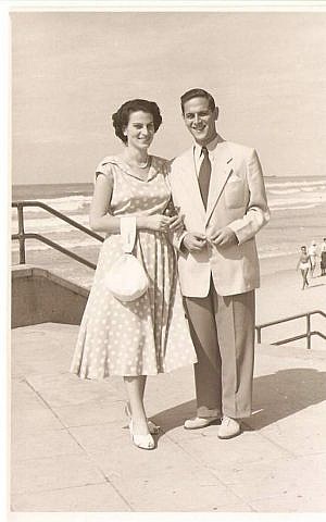 The Gartenbergs got engaged in May 1950, less than a year after their fateful flight. (Courtesy of the Gartenberg family) The Gartenbergs got engaged in May 1950, less than a year after their fateful flight. (Courtesy of the Gartenberg family)