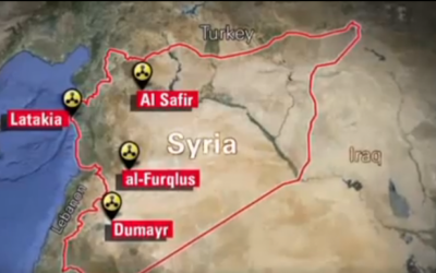 Syrian chemical weapons sites (photo credit: YouTube/CNN Screen Shot)