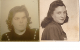 Ofir Efroni hopes to find Rozsi Friedman (left, in 1948), who saved his grandmother, Koti Grunbaum (right), from certain death at Auschwitz. (Courtesy of Sara Efroni via JTA)