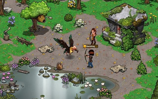 Screenshot from The Hunger Games Adventures (photo credit: Courtesy JVP/Funtactix) Screenshot from The Hunger Games Adventures (photo credit: Courtesy JVP/Funtactix)