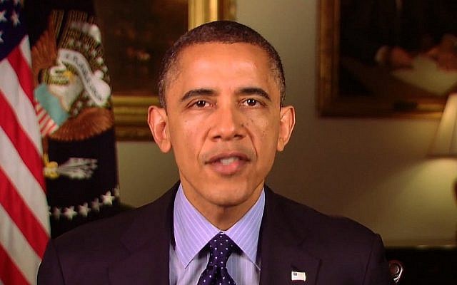 President Barack Obama addresses the American people, Friday (photo credit: YouTube screen capture)