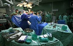 Illustrative photo of an operating room. (Nati Shohat/Flash90)