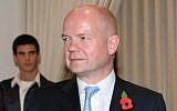 British Foreign Secretary William Hague (photo credit: Amos Ben Gershom/GPO/Flash90/File)