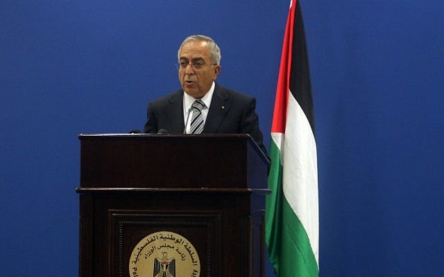 Palestinian Prime Minister Salam Fayyad (photo credit: Issam Rimawi/Flash90)