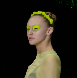 Fluorescent diamonds are a girl's best friend (Courtesy YouTube screen grab)