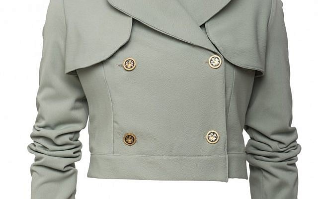 A St. Petersburg-inspired military jacket (photo credit: Gilad Bar Shelo/Courtesy Jul)