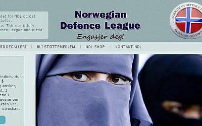 The Norwegian Defence League's website.