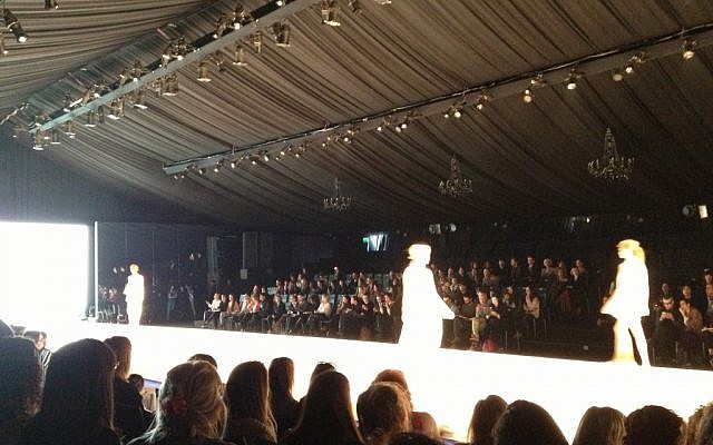 The white look of Sample (photo credit: Jessica Steinberg/Times of Israel)