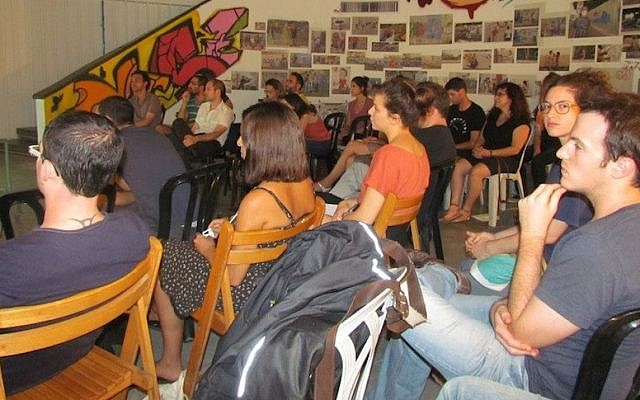 An audience attends a recent event held by the Israel Pirate Party (IPP) (Photo credit: Courtesy) An audience attends a recent event held by the Israel Pirate Party (IPP) (Photo credit: Courtesy)