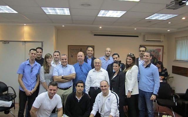 Recipients of Justice Ministry appreciation awards for outstanding service in Tel Aviv bombing. (photo courtesy of Justice Ministry)