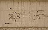 Illustrative photo of anti-Semitic graffiti (CC BY-zeeweez, Flickr)
