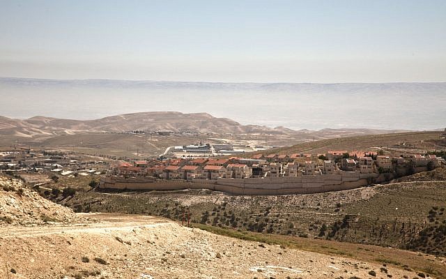 Illustrative photo of an Israeli settlement (CC BY-Trocaire, Flickr)
