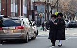 Illustrative photo of Hasidic men walking in Brooklyn. (Gedalya Gottdenger/Creative Commons/JTA)