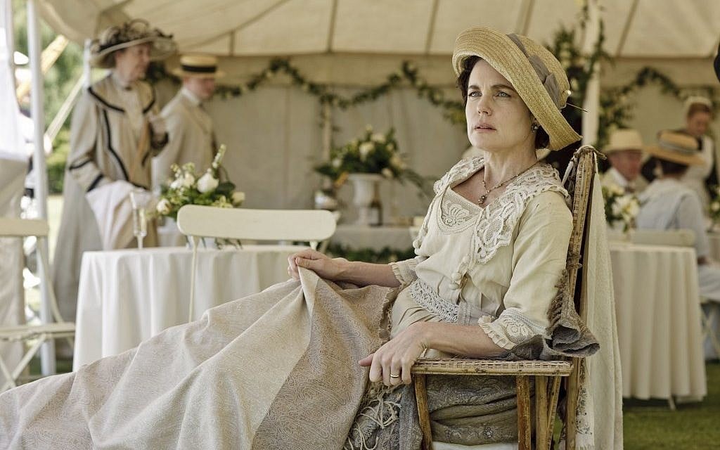 Even diehard 'Downton Abbey' fans were surprised to learn that Lady Cora (Elizabeth McGovern) was born to a Jewish merchant in Ohio. (Courtesy of PBS) Even diehard 'Downton Abbey' fans were surprised to learn that Lady Cora (Elizabeth McGovern) was born to a Jewish merchant in Ohio. (Courtesy of PBS)