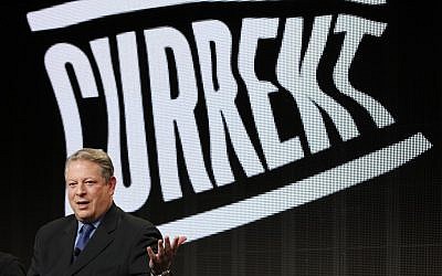 Former vice president Al Gore, Current TV Chairman and Co-Founder (photo credit: AP/Danny Moloshok)