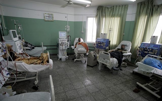 Inside the Abu Yousef Al-Najjar Hospital in Rafah in 2009 (photo credit: Abed Abed/Flash90)