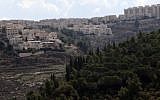 View of Gilo houses surrounded by steep slopes (photo credit: Yossi Zamir/Flash90)