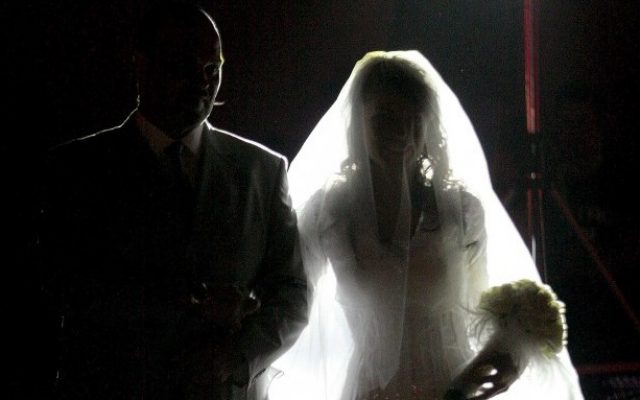 Illustrative photo of a wedding (Moshe Shai/Flash90)