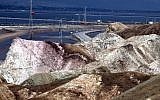 Israel Chemicals' Dead Sea Works, the world's fourth largest producer and supplier of potash products. (Yossi Zamir/Flash90)