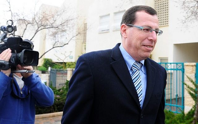 Boaz Harpaz outside his home in March 2012. (Yossi Zeliger/Flash90)