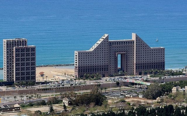 View of the Leonardo hotel on the beachside of Haifa (Moshe Shai/FLASH90) View of the Leonardo hotel on the beachside of Haifa (Moshe Shai/FLASH90)