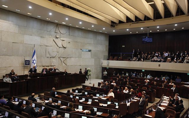 Prime Minister Benjamin Netanyahu addresses the Knesset at the opening of its winter session in October 2012 (photo credit: Miriam Alster/Flash90) Prime Minister Benjamin Netanyahu addresses the Knesset at the opening of its winter session in October 2012 (photo credit: Miriam Alster/Flash90)