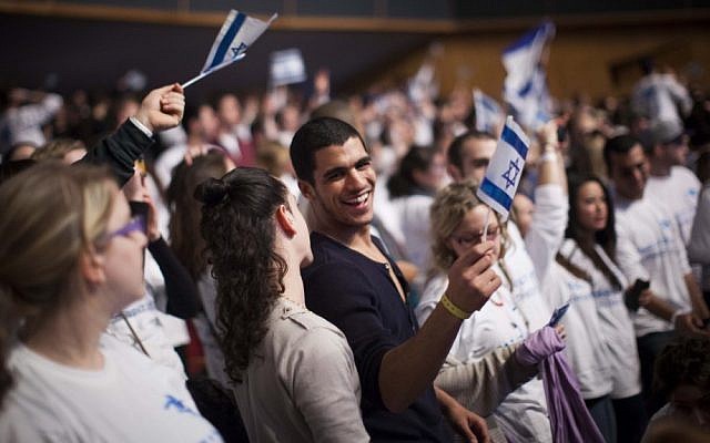 Young Jews from around the world celebrate 13 years of Birthright Israel in Jerusalem on Monday (photo credit: Yonatan Sindel/Flash90) Young Jews from around the world celebrate 13 years of Birthright Israel in Jerusalem on Monday (photo credit: Yonatan Sindel/Flash90)