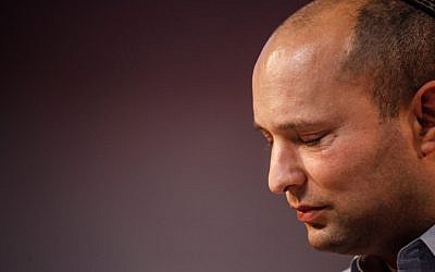 Naftali Bennett, leader of the Jewish Home party, January, 2013 (photo credit: Uri Lenz/Flash90)