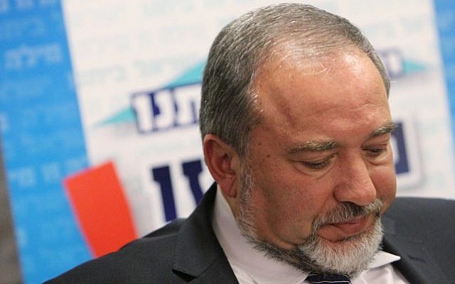 Avigdor Liberman speaks to his party members on Wednesday (photo credit: Miriam Alster/Flash90) Avigdor Liberman speaks to his party members on Wednesday (photo credit: Miriam Alster/Flash90)