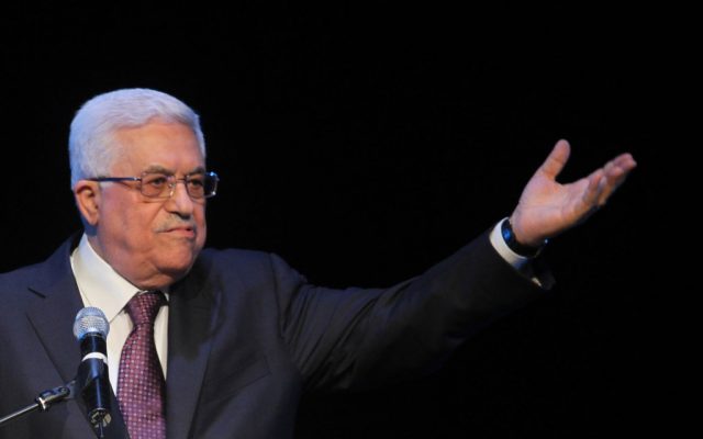 Mahmoud Abbas speaks in Ramallah on January 24, 2013. (photo credit: Issam Rimawi/Flash90)