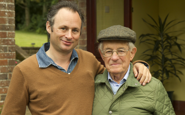Edgar Feuchtwanger, right, with co-author Bertil Scali, observed Hitler's rise to power from close by, then fled Munich with his family after Kristallnacht. (Courtesy of Editions Michel Lafon)