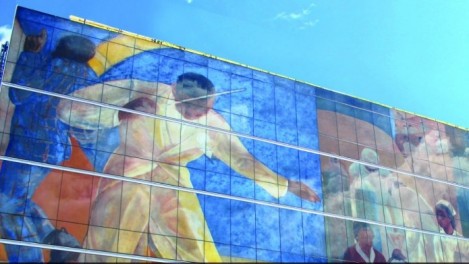 Exterior of Harlem Hospital in Manhattan (Photo credit: Courtesy Dip-Tech)