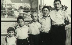 The Arbeiter brothers -- their mother's "basketball team" -- grew up in Plock, Poland, before World War II. (Courtesy of Israel Arbeiter) The Arbeiter brothers -- their mother's "basketball team" -- grew up in Plock, Poland, before World War II. (Courtesy of Israel Arbeiter)