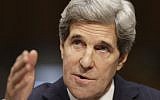 John Kerry will head back to Capitol Hill to brief the full Senate on Thursday (photo credit: AP/J. Scott Applewhite/File)