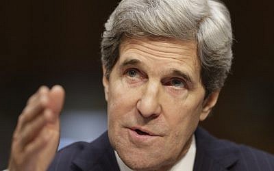 John Kerry will head back to Capitol Hill to brief the full Senate on Thursday (photo credit: AP/J. Scott Applewhite/File)