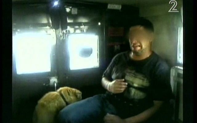A screenshot of a video shows the Palestinian man who was allegedly abused by Border Police officers (photo credit: image capture/Channel 2) A screenshot of a video shows the Palestinian man who was allegedly abused by Border Police officers (photo credit: image capture/Channel 2)