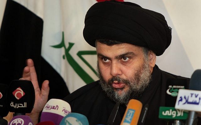 Shiite cleric Muqtada al-Sadr speaks during a press conference in the Shiite holy city of Najaf, 100 miles (160 kilometers) south of Baghdad, Iraq, Tuesday, Jan 1, 2013 (AP/Alaa Al-Marjani) Shiite cleric Muqtada al-Sadr speaks during a press conference in the Shiite holy city of Najaf, 100 miles (160 kilometers) south of Baghdad, Iraq, Tuesday, Jan 1, 2013 (AP/Alaa Al-Marjani)